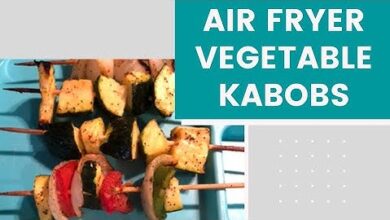 Συνταγή για σουβλάκια λαχανικών στο Airfryer
